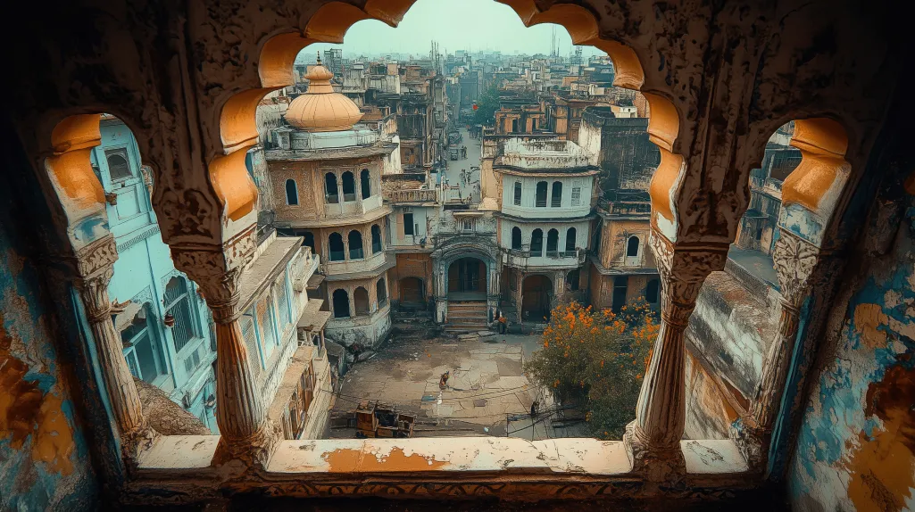 indian city scene